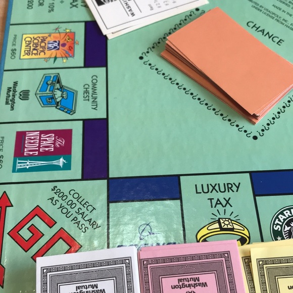 Monopoly Seattle Edition | Real Estate Family Board Game - Picture 4 of 16